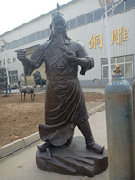 大型铜关公像