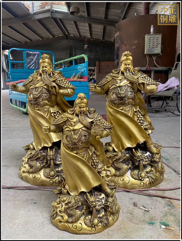 1米2米3米关公雕塑铸造厂家