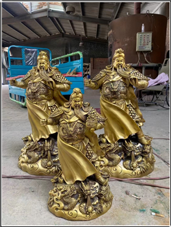 1米2米3米关公雕塑铸造厂家