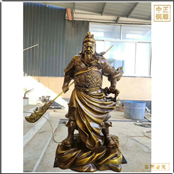 关羽大号铜雕像
